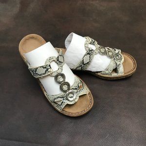 Rieker Leather Slip-on Sandals (sz 6)